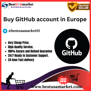Buy GitHub account in Europe