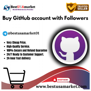Buy GitHub account with Followers