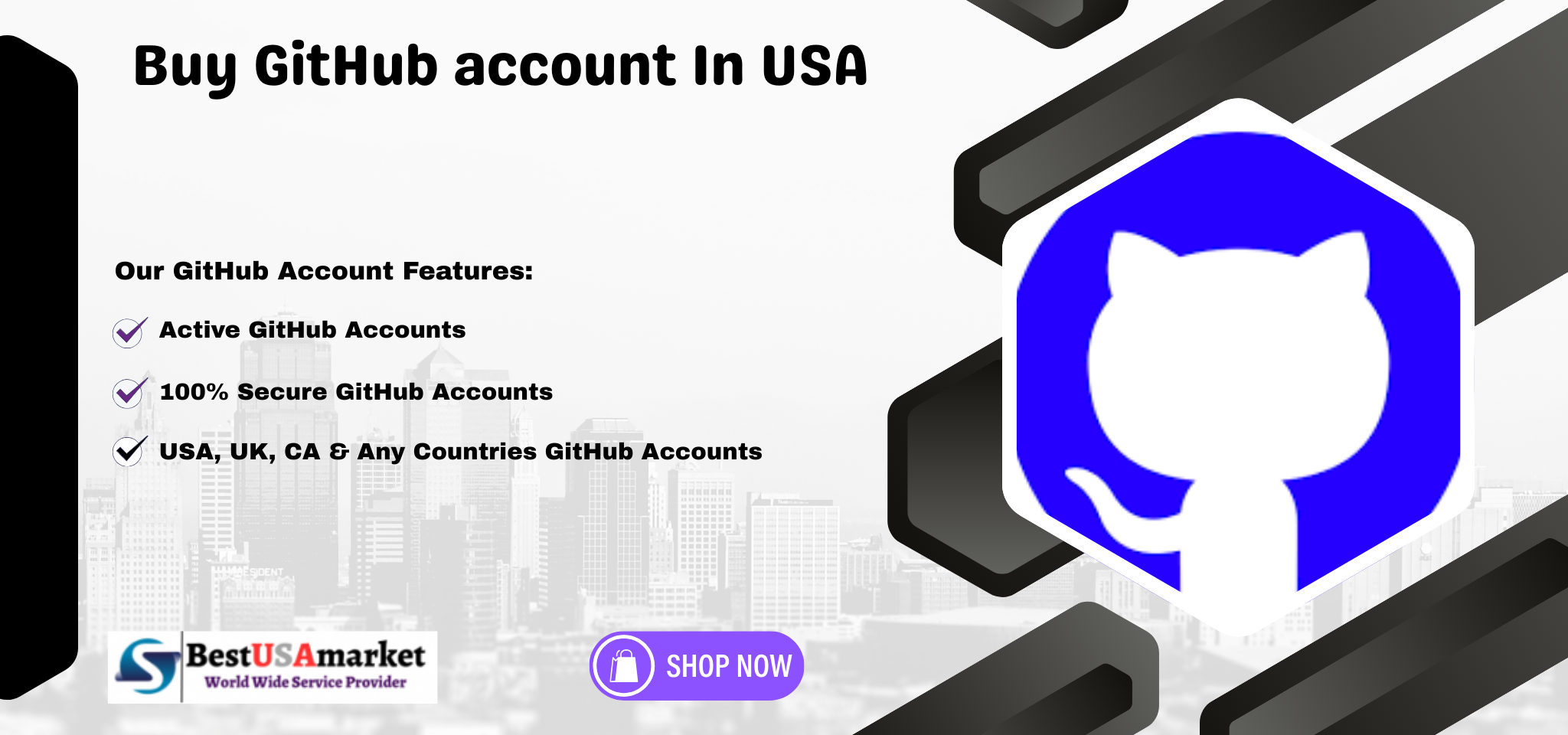 Buy GitHub account in USA 