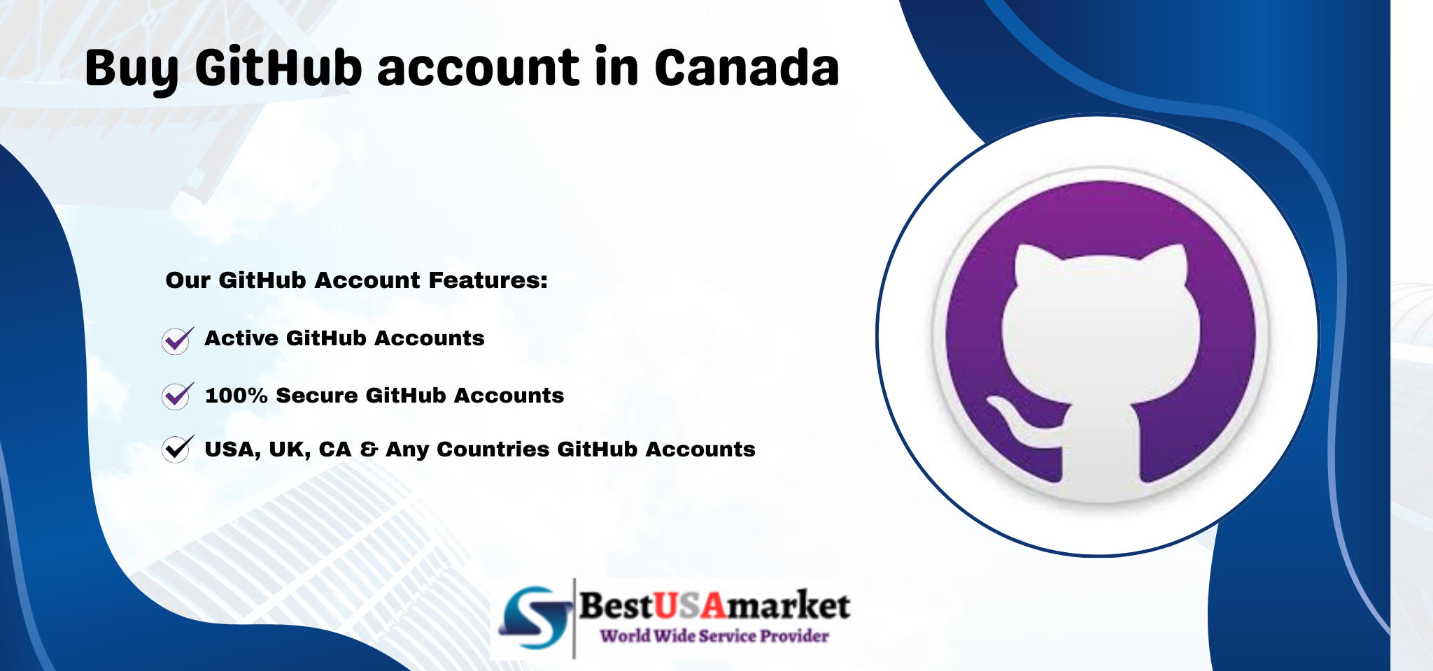 Buy GitHub account in Canada